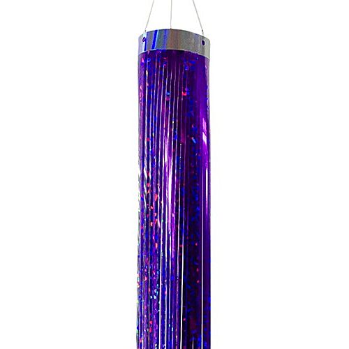 PURPLE Holographic, Mylar Windsock - 51