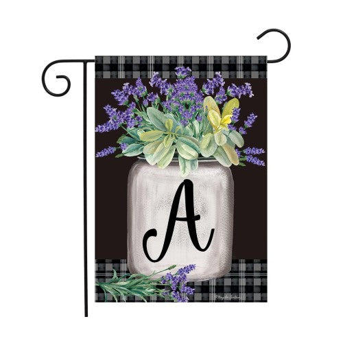 Farmhouse Monogram Garden Size Flags - 12" x 18" - Wind Sensations