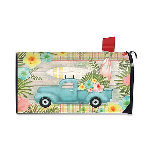 L02026_Tropical-Pickup-Truck-oversized-beach-mailbox-cover