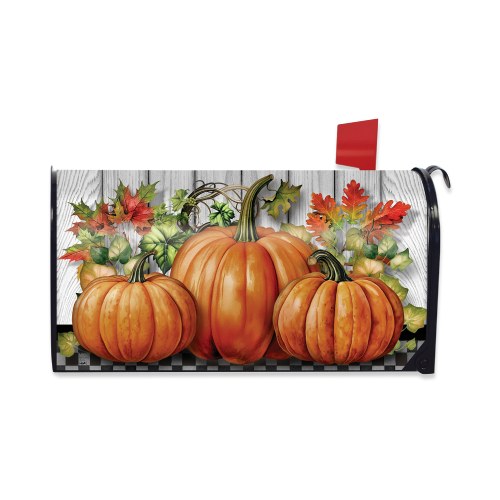 COUNTRY PUMPKINS Oversized Magnetic, Autumn Mailbox Cover