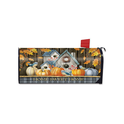 RUSTIC FALL BIRDHOUSE Autumn Mailbox Cover Briarwood Lane