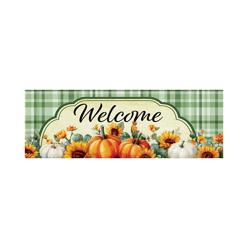 FAITH FAMILY FALL Signature Sign - durable PVC autumn yard sign by Custom Decor