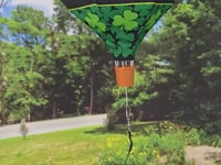 SHAMROCKS Pop-Up Hot Air Balloon Wind Spinner – 19"