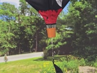 JOLLY ROGER 19" Pop Up Hot Air Balloon Spinner