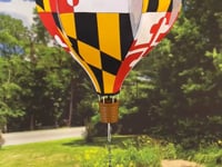 MARYLAND 19" Pop Up Hot Air Balloon Spinner