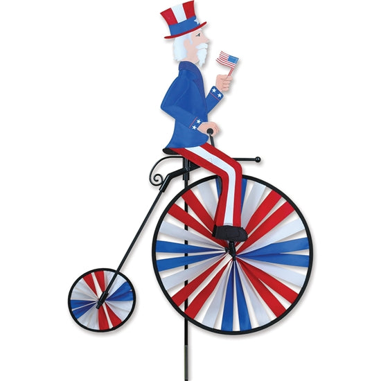 uncle-sam-on-high-wheel-bicycle-motion-art-spinner