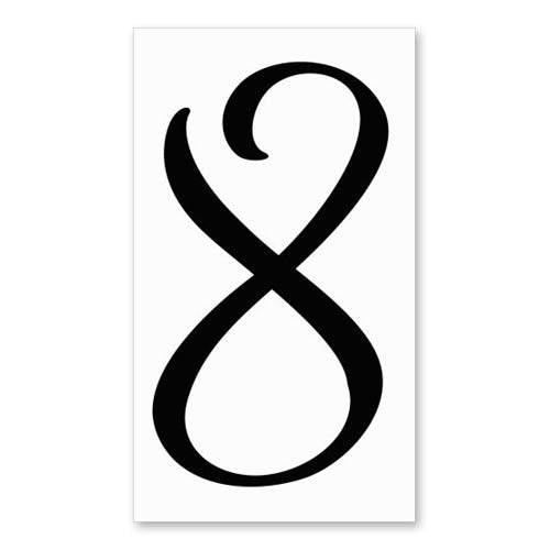 Number 8 Signature Sign Tile – Wind Sensations