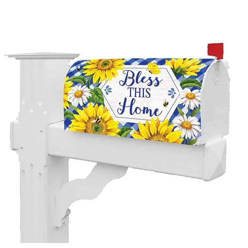 sunflowers-daisies-magnetic-mailbox-cover
