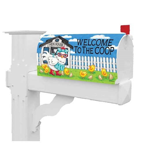 chicken-coop-magnetic-mailbox-cover