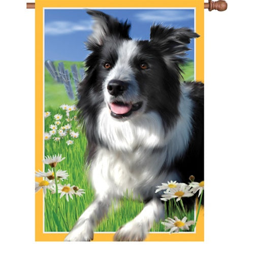 lacey-the-border-collie-decorative-flag