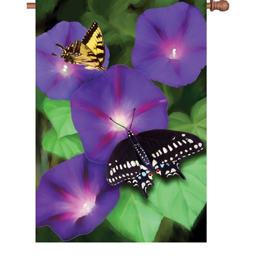 morning-glory-and-swallowtails-decorative-flag