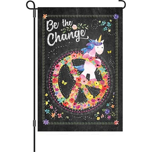 be-the-change-garden-size-flag-12-x-18